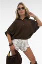 camicia con manica a pipistrello asia